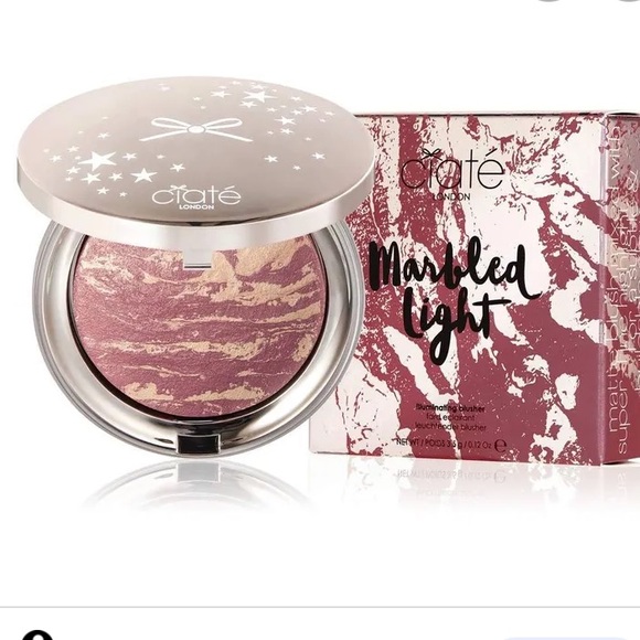 MARBLED LIGHT ILLUMINATING BLUSH IN COLOR ‘BURNT’ BY BRAND CIATE - Picture 1 of 8